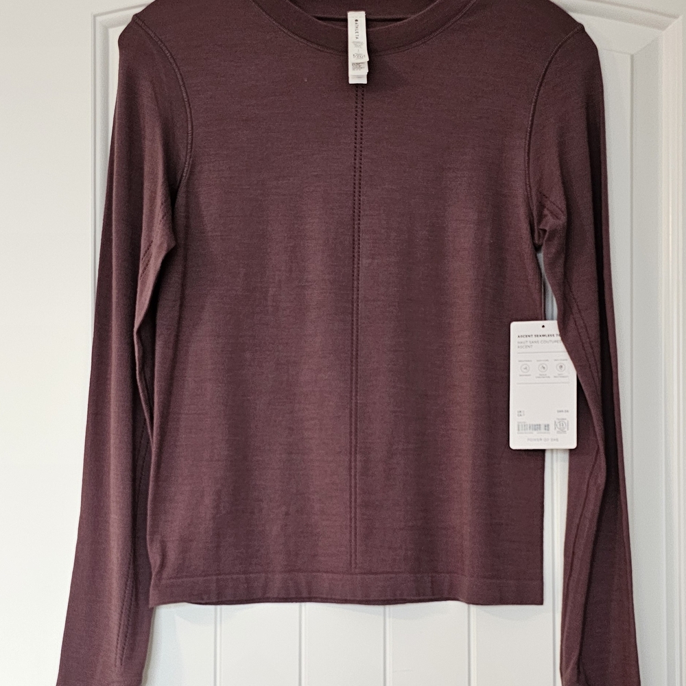 Athleta Women's Long Sleeve Top - Purple